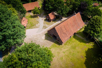 Luftbild Heimathof, Bild: H. Kramer