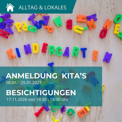 Symbolbild Kita Magnetbuchstaben