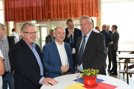 Im Gesprräch: Bernd Drente, Markus Silies und Ernst Müller. Bild: Ludger Jungeblut