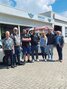 BU: von links nach rechts: Christa Hölscher und Helmut Hölscher, Vincent Wheldon, Niclas Roth, Stefanie Deisling, Klaus Hofschröer und Markus Silies.