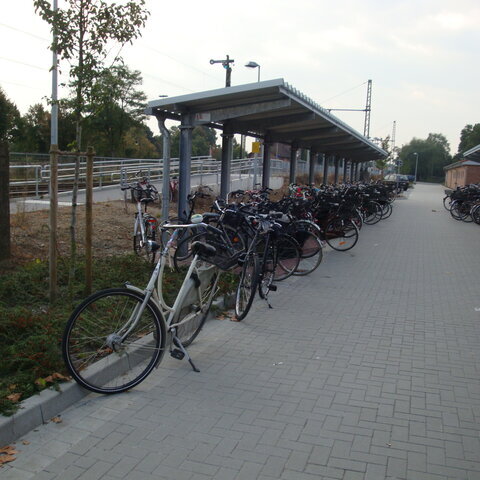 Aufräumaktion am Bahnhof Leschede