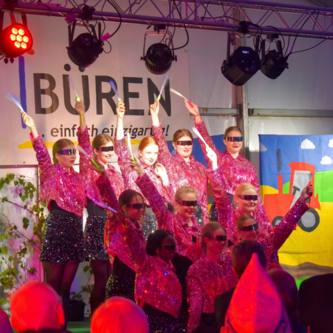Auftritt KKE Tanzgarde Bürgerempfang 2025