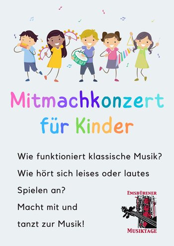 Mitmachkonzert Werbung