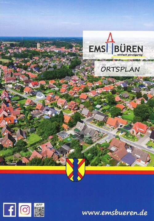 Cover Ortsplan Emsbüren 2020