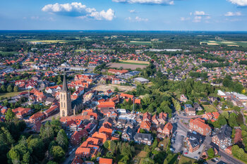 Luftbild Ortskern Emsbüren