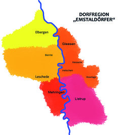 Karte Dorfregion Emstaldörfer
