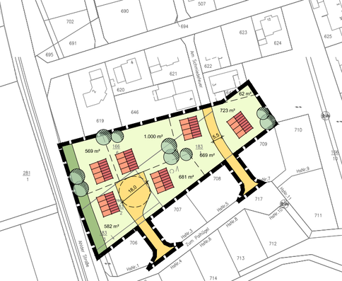 Übersicht Palhügel Nord zw