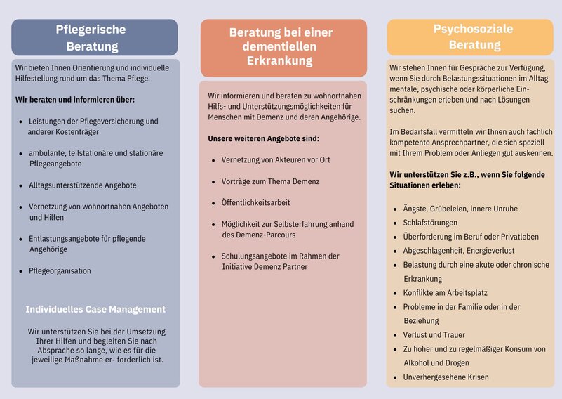 Beratungssäulen EmsbürenCare